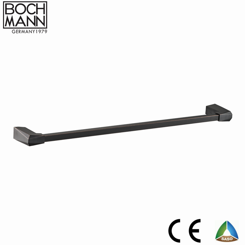 Orb Black Color Metal Bathroom Single Towel Bar