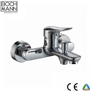 morden simple shape  brass shower set faucet