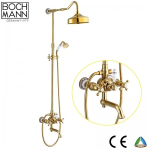 Luxury Tradional Design Full brass  bath shower faucet