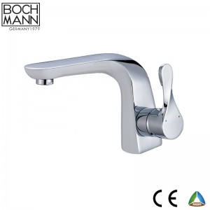 chrome and white color brass  bathroom shower Faucet