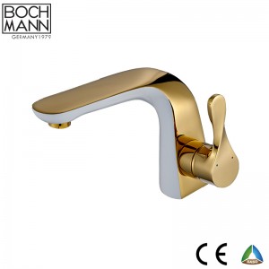 golen and white color brass shower water  Faucet