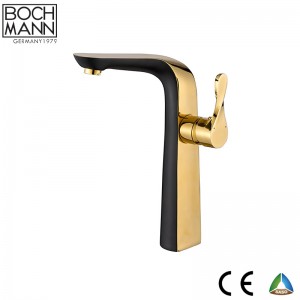 golen and black color brass high quality basin water Faucet