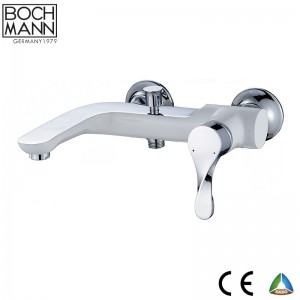 high quality chrome and white color brass kitchen sink Faucet