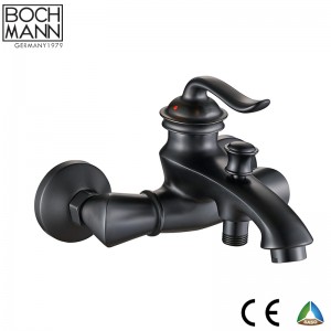 matt black color brass basin water Faucet