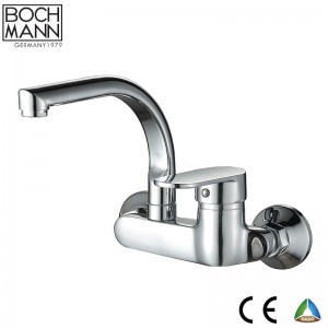 40mm Chrome Plated wall mounted kitchen sink Mixer