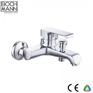 morden square Copper  Bathroom Bath Faucet