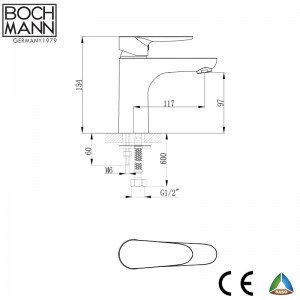 Big Size  Brass Basin Mixer