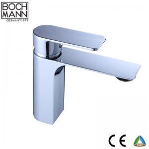 Simple Ulta Thin Flat Surface Brass Material Bath Shower Tap Faucet