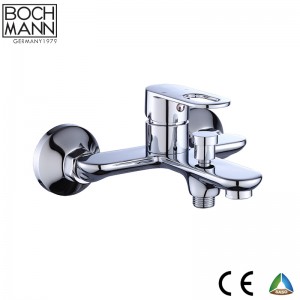 round shape  brass casting bath shower set faucet