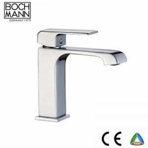 morden square Copper Ce Saso Saber  Bathroom Basin Faucet