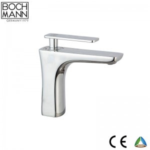 Square Chrome Plated Basin Mixer