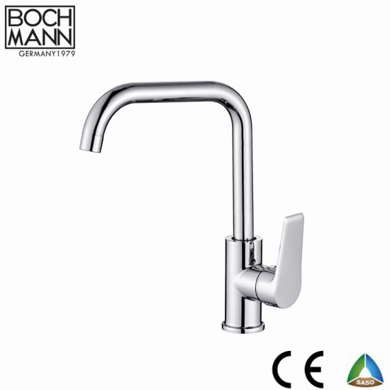 Economic brass body SS spout kitchen sink faucet