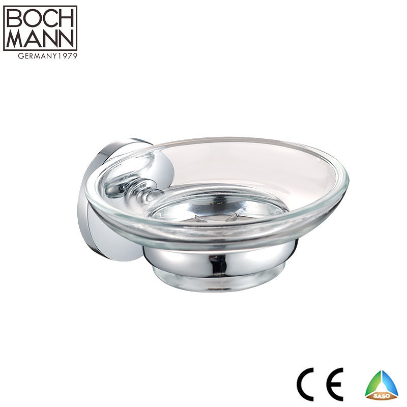 Metal Base Glass Shelf of Bathroom Accessories Hardware