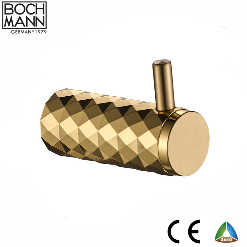 Diamond Cutting New Design Brass Single Towel Bar for Sanitary Ware