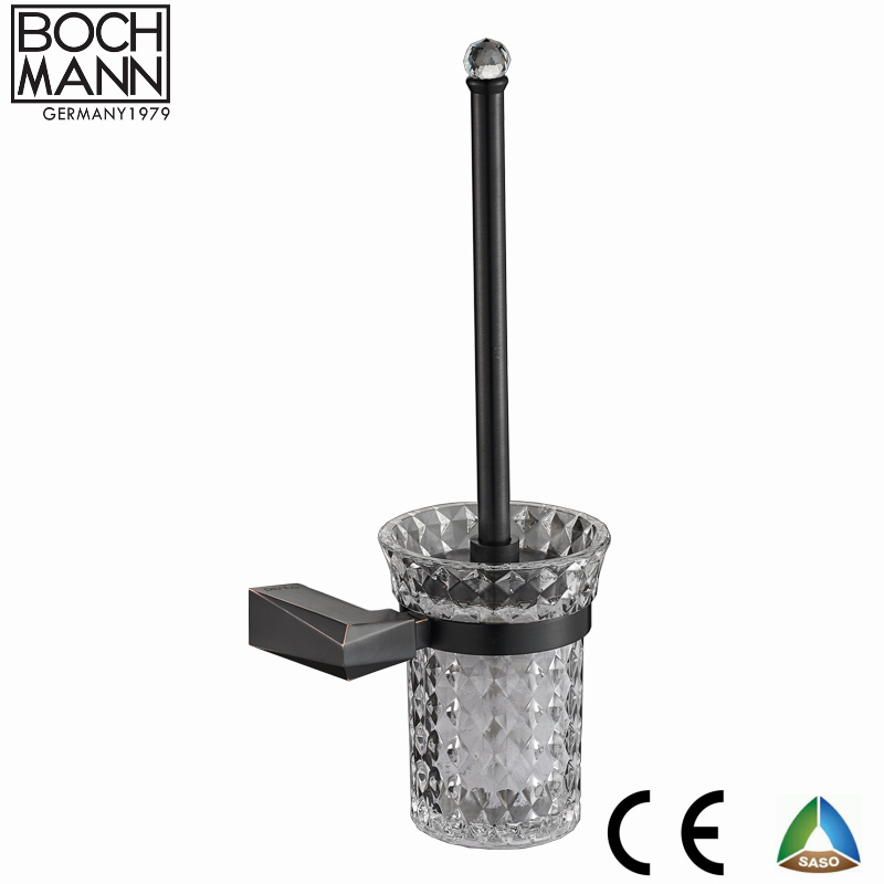 Wall Mounted Diamond Cutting Design Metal Single Towel Bar for Sanitary Ware