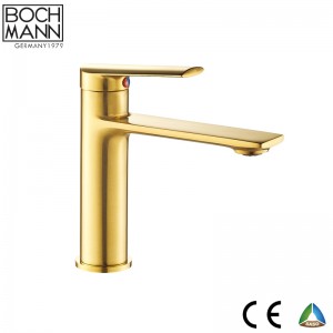 brushed gold  brass  rain shower set faucet for bathroom