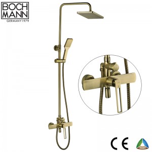 morden brass casting rain shower set faucet