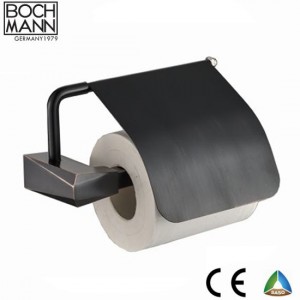 Best Selling Luxury Design Black Bathroom Holder for Rolling Tissue