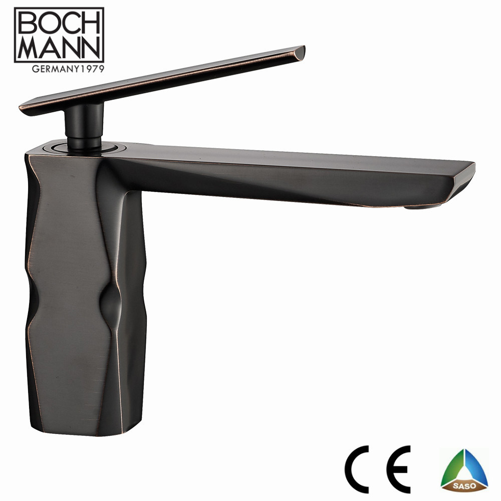 High Level Market Rose Gold Color High Basin Mixer with Patent for Middle East