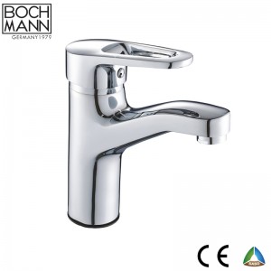 Simple design Chrome Plated Basin Mixer