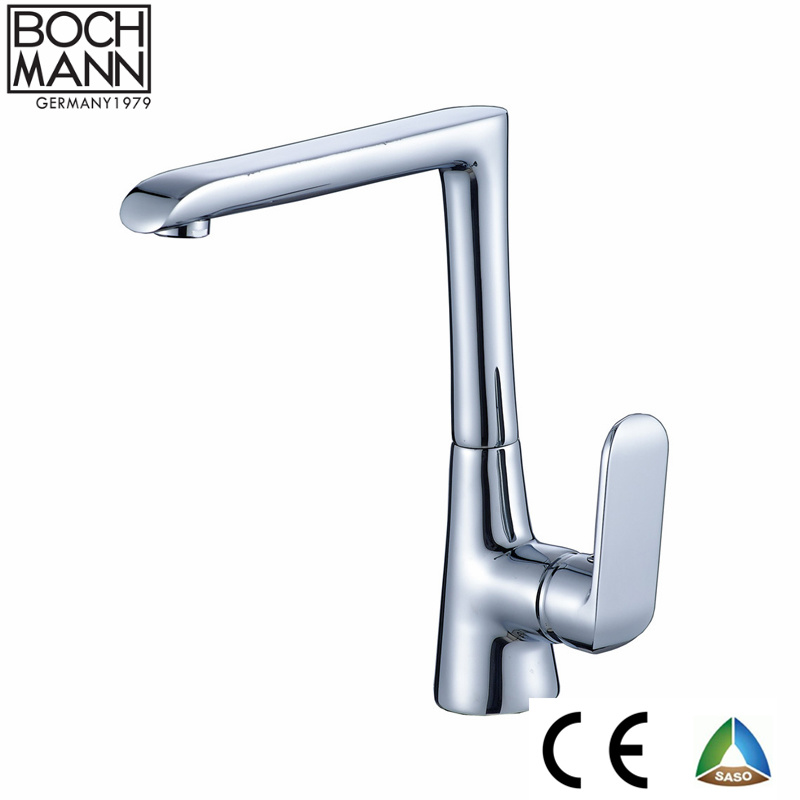 Middle East Qualified Golden and White Color Brass Kitchen Water Tap