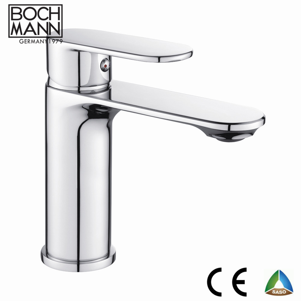 Ultra Thin Round Shape Slim Long Basin Faucet