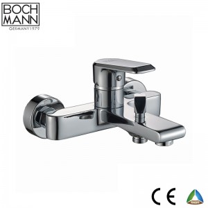 morden simple shape  brass shower set faucet