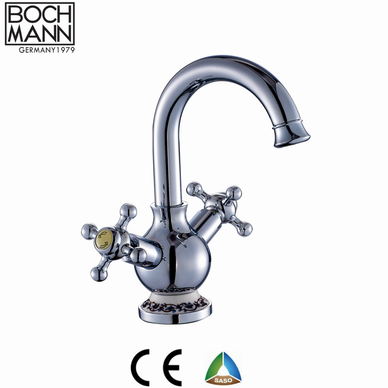 Bochmann High Quality Bathroom Gold Color High Basin Faucet for Villa Hotel