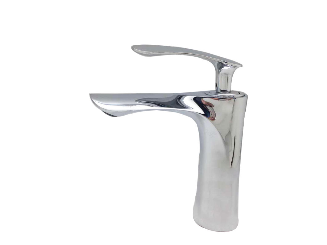 Leaf Shape Art Basin Mixer Zinc Body Cheap Price Heavy Weight Saber