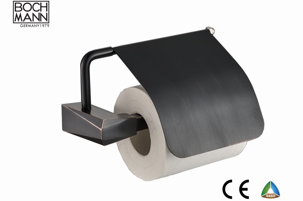 Best Selling Luxury Design Black Bathroom Holder for Rolling Tissue