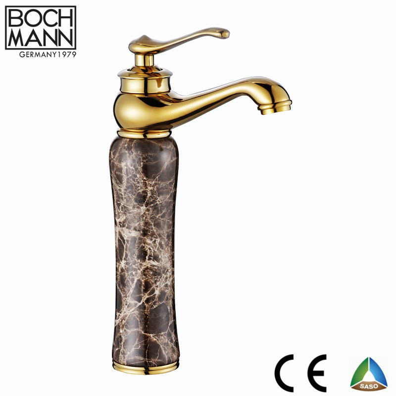 Colorful Marble Sanitary Ware Bathroom Basin Water Tap