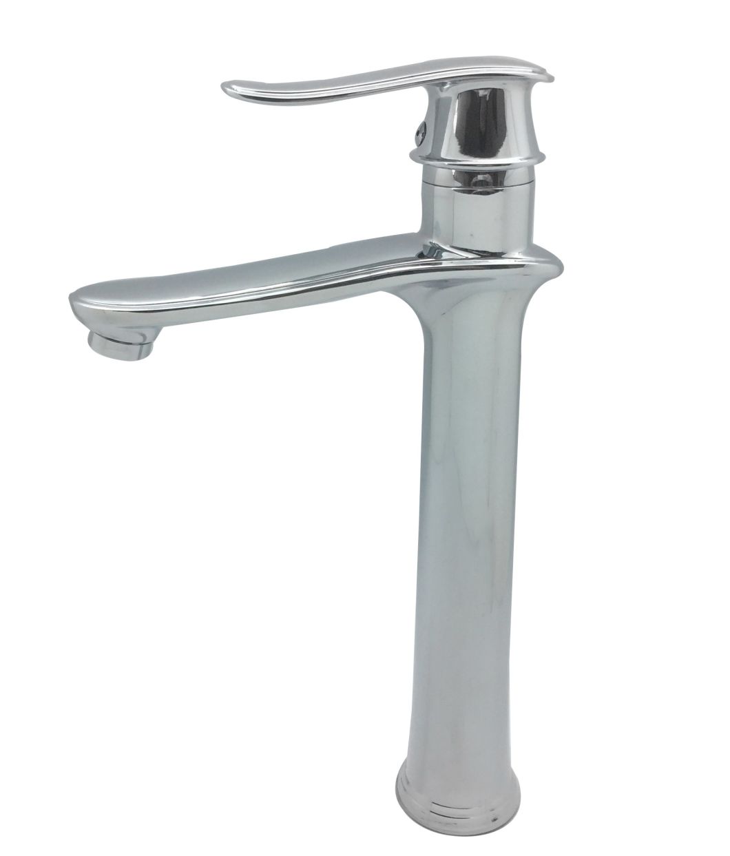 Square Shape High Top Counter Basin Water Mixer Faucet in Zinc Material