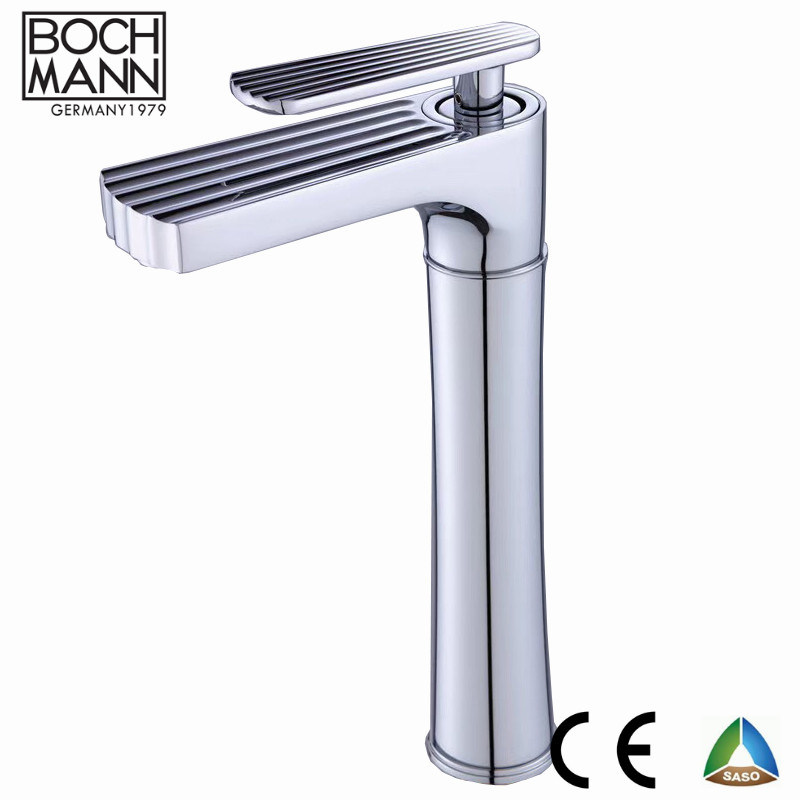 High Quality Art Design Brass High Wash Face Basin Faucet