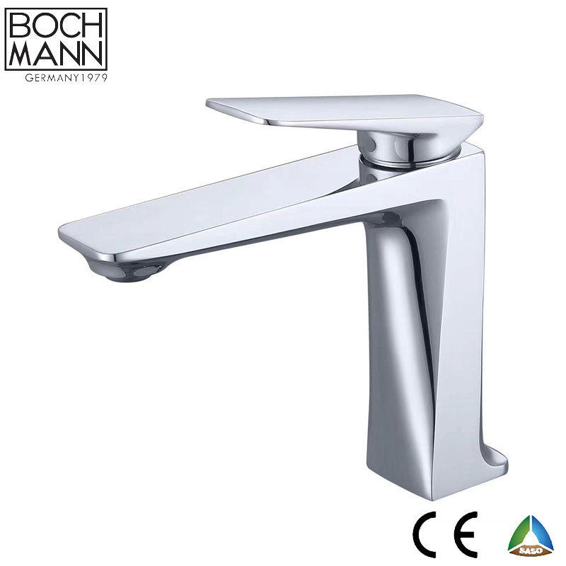 Matt Black Color Copper Metal Water Faucet for Bathroom Washing Hand Basin