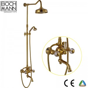 Luxury Traditional  Full brass  double handle basin faucet