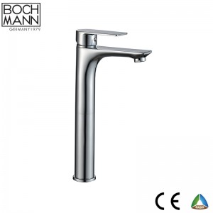 chrome platedf high  bathroom basin faucet