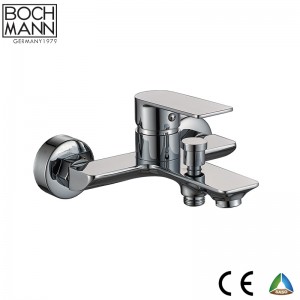 matt black  round shape  brass shower set faucet