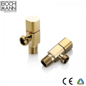 golden color stainless steel angle valve