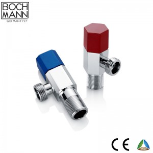 stainless steel angle valve for hot or cold water