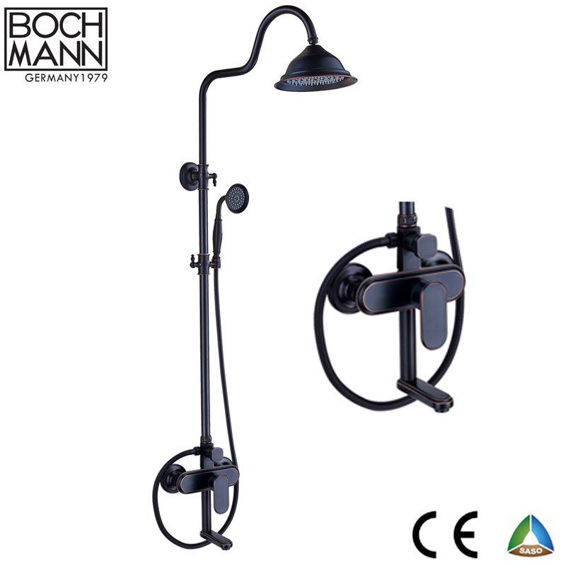 Bochmann Traditional Orb High Quality Brass Rain Shower Set Faucet for Villa Hotel