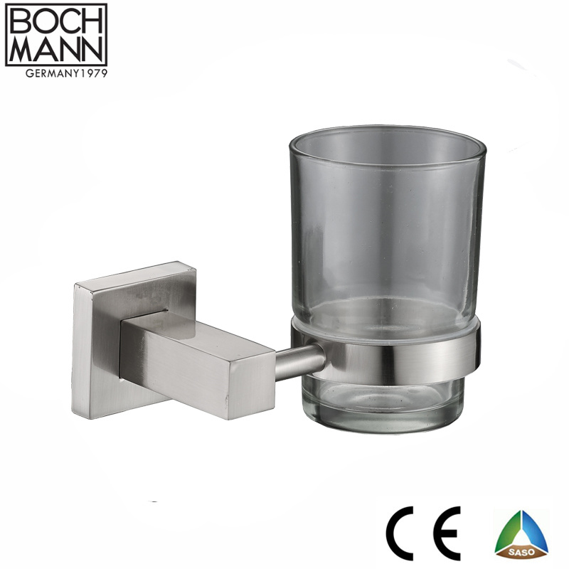 Bathroom Tumbler Holder and Brush Color Zinc Single Tumbler Holder