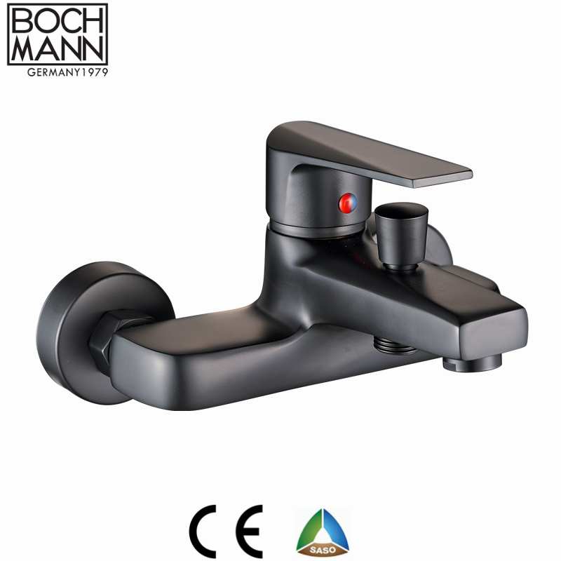 Hot Selling Brass Body Matt Black Sanitary Ware Bathroom Shower Tap