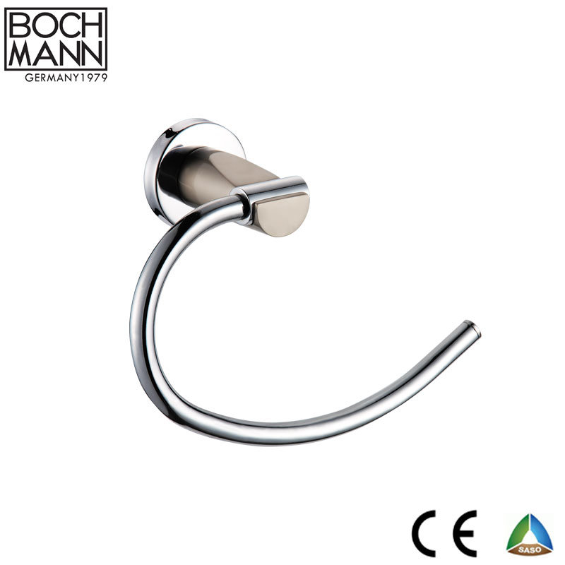 Bathroom Hardware Metal Half Round Shape Towel Ring