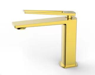 Simple Morden Brass Body High Basin Hot and Cold Water Taps