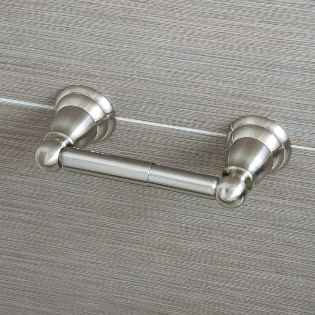 Chrome Nickel Brushed Bathroom 5 PCS Including Towel Bar Towel Ring