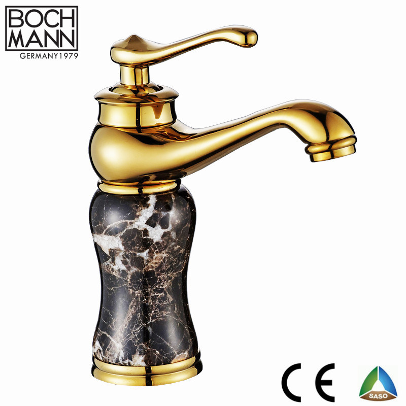 Colorful Marble Sanitary Ware Bathroom Basin Water Tap