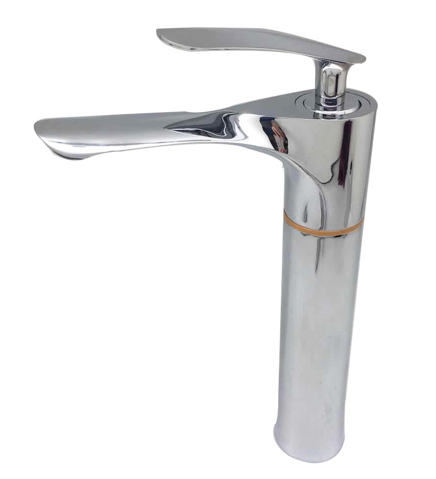 Leaf Shape Art Basin Mixer Zinc Body Cheap Price Heavy Weight Saber