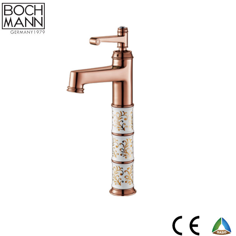 Brass Body Long Water Basin Faucet for Middle East Market