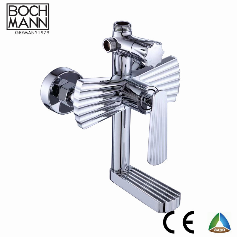 Bathroom Fittings Brass Chrome Plated Bathtub Basin Mixer Water Tap