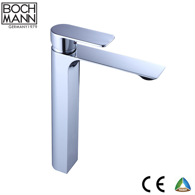 Simple Ulta Thin Flat Surface Brass Material Bath Shower Tap Faucet